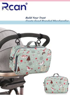 اشتري Portable Baby Diaper Bag Stroller Bag Outdoor Travel Large Capacity Durable Maternity and Baby Bag Multifunctional Waterproof Handbag for Baby Mother في السعودية