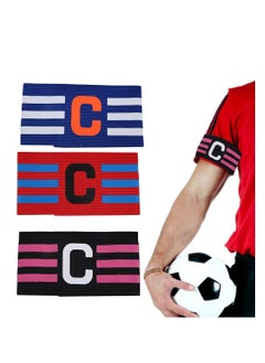 Buy Captains Armband, 3 Pcs Adjustable Sports Captains Armband for Hockey Football Multiplayer Ball Games in Saudi Arabia