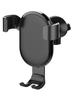 Buy MG01 360 degree Rotate Metal Gravity Sensor Car Air Vent mobile phone Holder Black in UAE