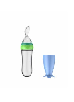 اشتري TOT Easy Feeding: Squeeze and Serve with the Soft Spoon Head Baby Paste Bottle في الامارات