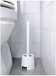 Buy Stainless Steel Bolmen Toilet Brush With Holder (White) in Egypt