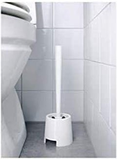 Buy Stainless Steel Bolmen Toilet Brush With Holder (White) in Egypt