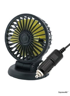 Buy Portable 12V Car Cooling Fan 360° Rotatable Summer Cooler For Car Truck Van SUV in Saudi Arabia