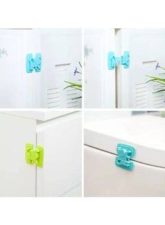 Buy 5 pieces of animal-shaped silicone refrigerator and drawer locks for child protection and tightly sealing the refrigerator and drawers, 6*6 cm, multiple colors in Saudi Arabia