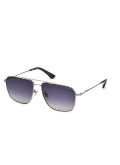 Buy Men's Navigator Shape  Stainless steel Sunglasses SPLN32M600579 - Lens Size: 60 Mm - Shiny Full Palladium in Saudi Arabia