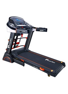 Buy PowerMax Fitness TDA-230M (4HP Peak) Smart Folding Electric Treadmill with Auto Incline, MP3, Speaker, DIY and Virtual Assistance, Exercise Machine for Home Gym and Cardio Training in Saudi Arabia