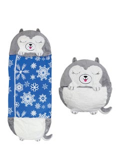 اشتري Children's sleeping bag Cartoon animal sleeping bag Children's quilted anti-kick sleeping bag Storage children's sleeping bag في السعودية