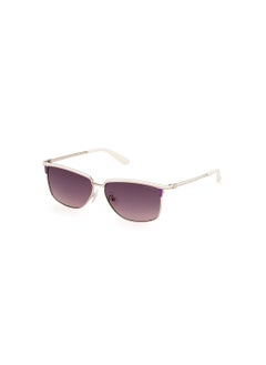 اشتري Women's UV Protection Rectangular Shape Sunglasses - GU0013321B56 - Lens Size: 56 Mm - Shiny Pale Gold في الامارات