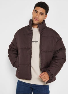 Buy Zip Through Puffer Jacket in UAE