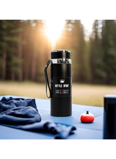 Buy DENX 800ml Stainless Steel Travel Mug with Cold and Warm Holding Time Of More Than 12 Hours Coffee Mug Water Bottle Thermal Mugs in Saudi Arabia