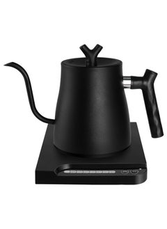 اشتري Electric Gooseneck Kettle 1L 1000W Water Kettle for Pour-over Coffee & Tea, 304 Stainless Steel Coffee and Tea Pot, Constant Temperature Coffee Kettle في السعودية