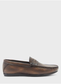 Buy Casual Saddle Detail Loafers in Saudi Arabia