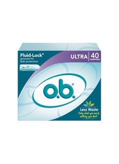 Buy Tampons | Non-Applicator Tampon, Unscented | Ultra Tampons, 40ct in UAE