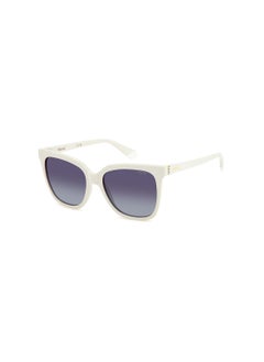 Buy Women's Polarized Square Sunglasses - Pld 4155/S/X White Millimeter - Lens Size: 55 Mm in Saudi Arabia