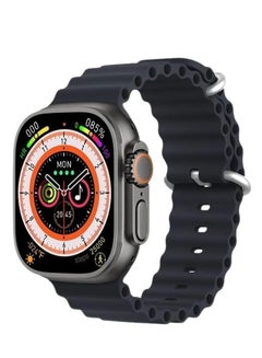 Buy T800 Ultra 2 45mm Smart Watch For Men & Women it's Stylish Good Looking Sport Watch , black color in Egypt