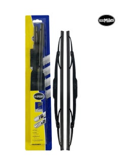 Buy Car Wiper Blades 16 inch Professional Grade 2 Pcs Set Universal Car Wiper Blades 100miles in Saudi Arabia