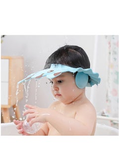 Buy Baby Shower Cap Adjustable Silicone Shampoo Bath Cap Visor Cap Protect Eye Ear for Infants Toddlers Kids Children in Saudi Arabia