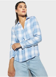 Buy Checked Regular Fit Shirt in Saudi Arabia