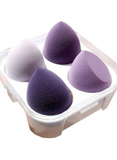 Buy Makeup Sponge Set 4pcs Blender Multi-colored Beauty Foundation Blending in UAE