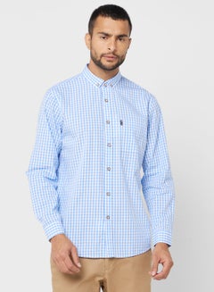 Buy Check Long Sleeve Shirt in Saudi Arabia