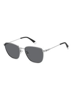 اشتري Men's Polarized Rectangular Sunglasses - Pld 4159/G/S/X Grey Millimeter - Lens Size: 56 Mm في السعودية