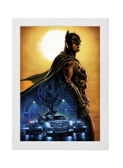 اشتري Batman Illustration Wall Art Frame Poster في مصر