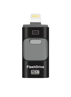 اشتري 512GB USB Flash Drive, Shock Proof Durable External USB Flash Drive, Safe And Stable USB Memory Stick, Convenient And Fast I-flash Drive for iphone, (512GB Black Color) في السعودية