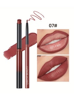 Buy Lipstick Lip Liner Set Matte Non Decolorize Non Smudge Long Lasting Waterproof Nude Color Lip Liner Stage Makeup in UAE