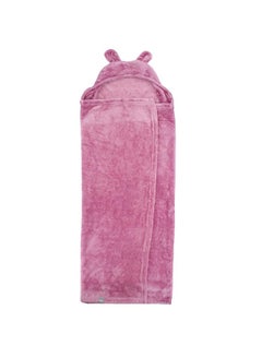 Buy Pink Velvet Baby Blanket With A Hoodie in Egypt