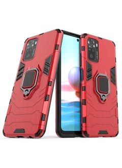 Buy GOLDEN MASK Compatible With Xiaomi Redmi Note 10/Note 10s Black Panther Back Cover (Red) in Egypt