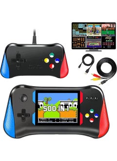 Buy X7M Classic Handheld Game Console for Kids Retro Mini Game Console with 500 Classic Games Support TV Connection & Two Players for Kids in UAE