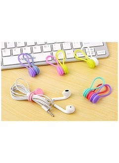 Buy Magnetic Cable Clip Organizer Wire Management Winder Wrap Line  2 Pcs. in Egypt