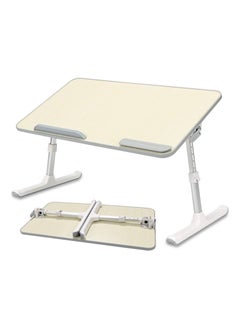 Buy Portable Lapdesk Laptop Stand Table Large Size Height and Tilt Angle Adjustable Desk Lightweight Folding Table for Writing and Working in Bed, Sofa and Couch in UAE