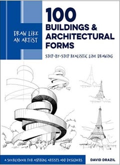 اشتري Draw Like An Artist 100 Buildings And Architectural Forms Stepbystep Realistic Line Drawing A by Drazil, David Paperback في الامارات