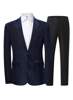 Buy New Slim Fit Suit Two-Piece Set in UAE