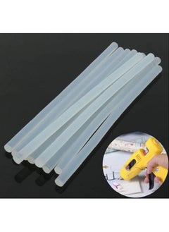 اشتري Transparent Hot Glue Gun Sticks 8 Pieces, Soldering Wax 18cm for Glue Gun - 8 Pieces in One Package في مصر