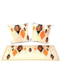 اشتري Set of 2 Ramadan Kareem Cushion Covers and 1 Runner في الامارات