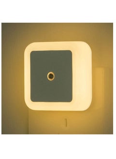 اشتري Night Light Plug in Wall, LED 0.5W Energy Saving Night Lights with Dusk to Dawn Photocell Sensor, Warm White Night Light for Bedroom, Hallway, Stairs, Nursery( British standard) في الامارات