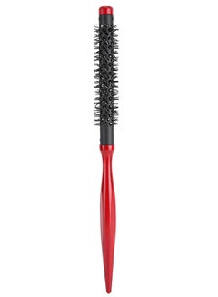 Buy Round Hair ,Round Hair Brush for Blow Drying ,Small Round Brush for Short Hair ,Roller Comb, Wooden Pointed Tip Handle, Nylon Bristles Hair Styling Brush Comb(SIZE 12) in UAE