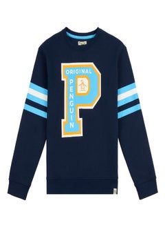 Buy Penguin Boys Collegiate Logo Crewneck Sweatshirt in Saudi Arabia