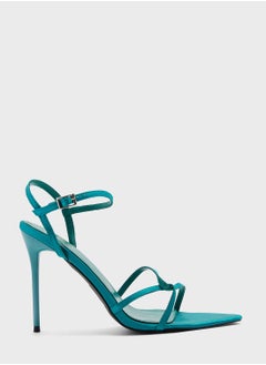 Buy Pointed Toe Cross Strap High Heel Sandal in Saudi Arabia