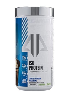 اشتري ISO Protein Premium Whey Isolate Cookies N Cream Milkshake 2.16lb في الامارات