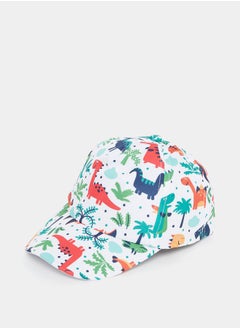 Buy All Over Cartoon Print Cap in Saudi Arabia