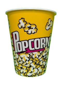 Buy Plastic Popcorn Cup (Large), Yellow in Egypt