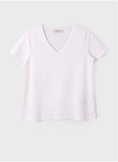 Buy Crew Neck Regular Short Sleeve Women's T-shirt in Egypt