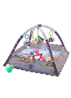 Buy Foldable Baby Play Mat Gym Activity And Balls in UAE