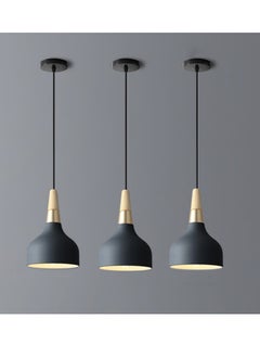 اشتري 3pcs Pendant Ceiling Light with Bulbs Modern Macaron Nordic Hanging Ceiling Light with Adjustable Cord, Minimalist Pendant Lighting Adjustable Chandelier Decor Lamp for Dinning Room في السعودية