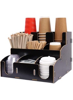 Buy Coffee Filter Holder Wooden Coffee Filter Box with Dust Cover Conical Filter Box for Coffee Filter Storage in Saudi Arabia