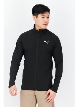 اشتري Men Sportswear Fit Long Sleeves Training Jacket, Black في الامارات