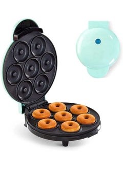 Buy Mini Donut Maker Machine for Kid-Friendly Breakfast | Snack | Desserts & More with Non-stick Surface | Makes 7 Doughnuts in UAE